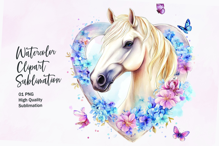 Horse Head Clipart Image 4
