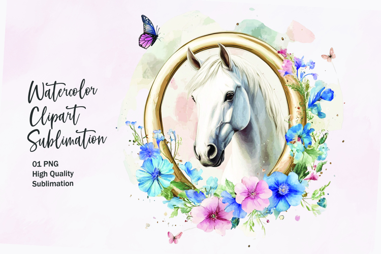 Horse Head Clipart Image 2