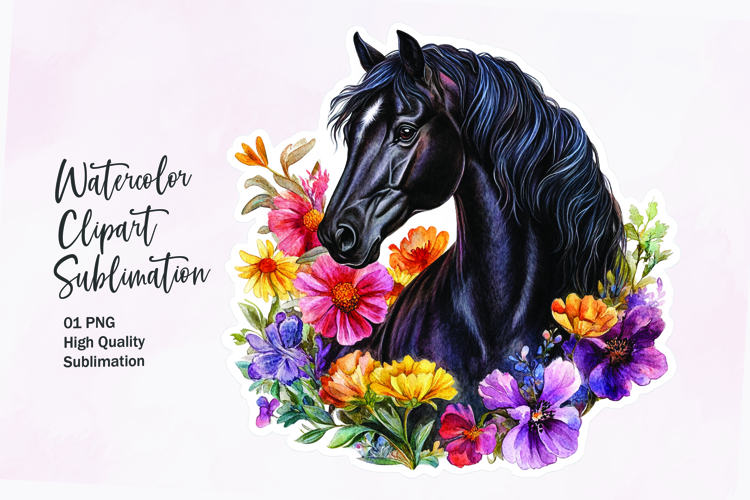 Horse Head Clipart Image 20