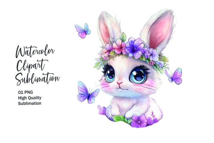 Watercolor Flower Clipart Image 18