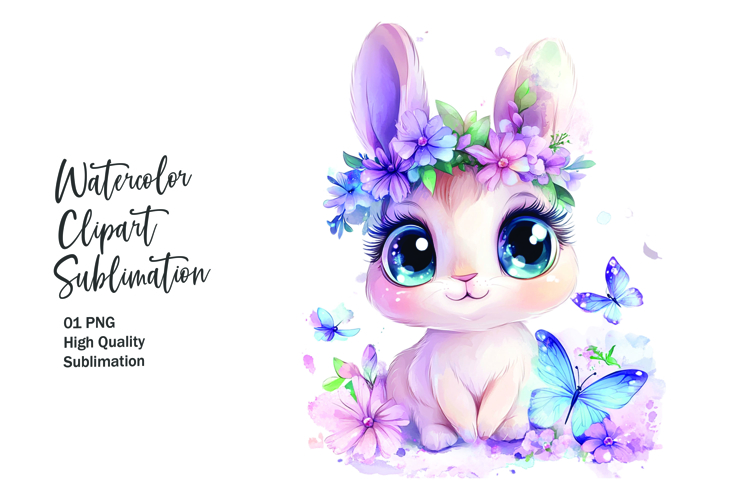 Watercolor Flower Clipart Image 17