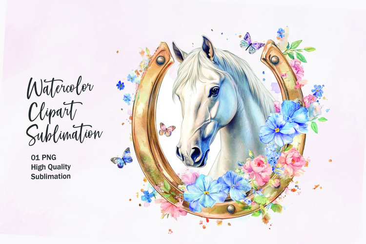 Horse Head Clipart Image 24