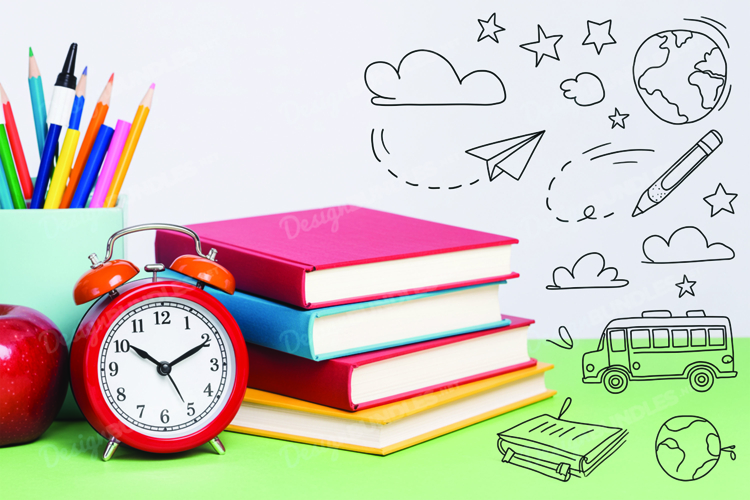 School Mockup Background Design, School Background Design