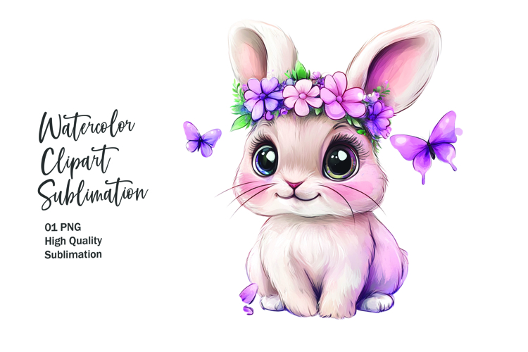 Watercolor Flower Clipart Image 15