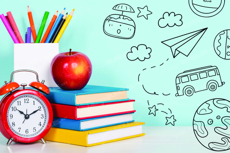 School Mockup Background Design, School Background Design