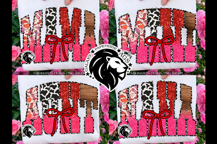 Western Mama, Mini, Nana, Aunt, Sublimation PNG | Bundle