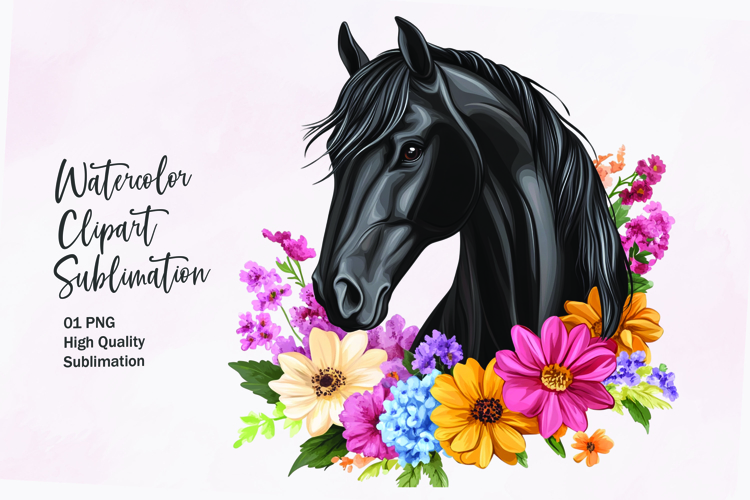 Horse Head Clipart Image 17