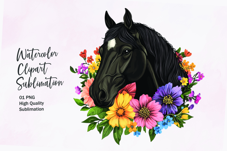 Horse Head Clipart Image 14