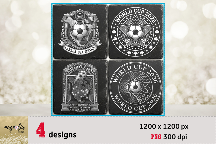 Soccer Bundle PNG | World Cup 2026 Laser Engraving Files