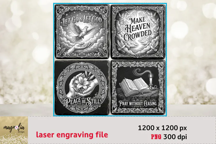 Prayer Hands PNG | Faith Laser Engraving Files