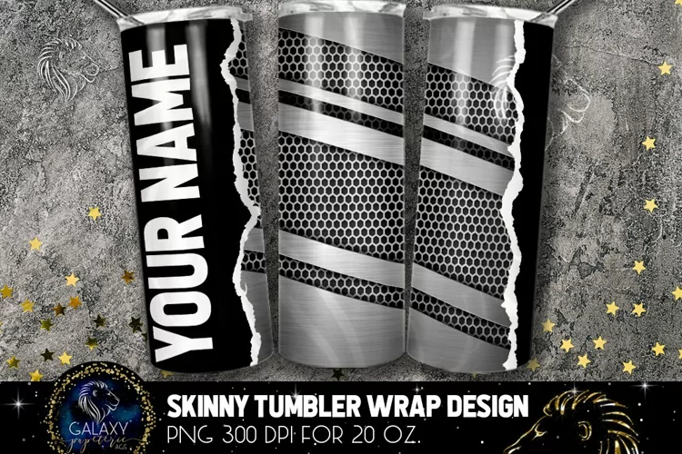 Add Text Metal Tumbler Sublimation PNG - Iron Tumbler