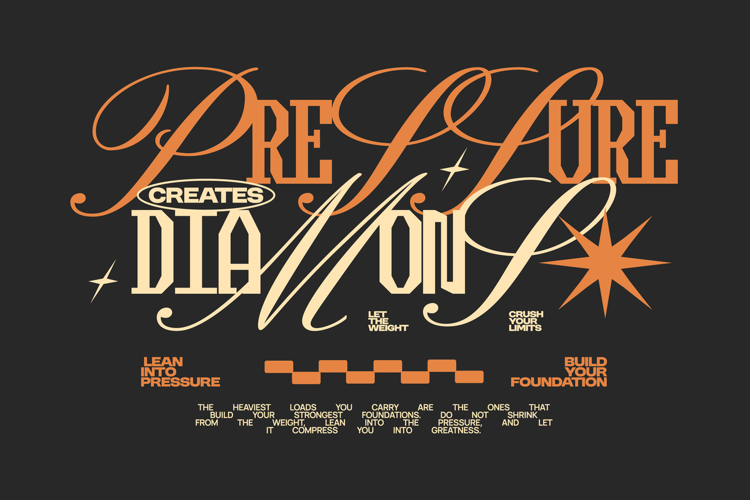 Pressure Creates Diamonds Aesthetic Typography Quote T shirt