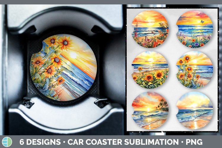 Watercolor Beach Clipart Image 22