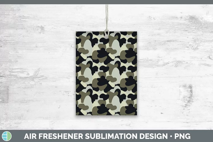Pretty Camo Air Freshener Sublimation Car Freshener Designs