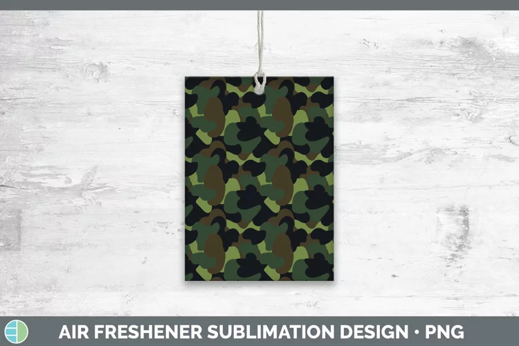 Pretty Camouflage Air Freshener Sublimation Car Freshener De