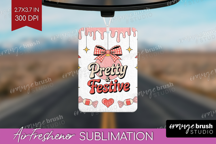 Pretty & Festive Xmas Air Freshener PNG Christmas PNG