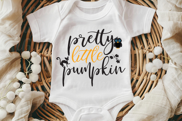 Pretty Little Pumpkin, Girl Litte Pumpkin, Funny Fall Shirt
