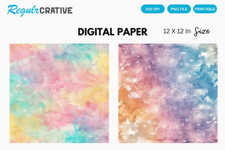 Pretty Pastels Seamless Digital Paper example image 1