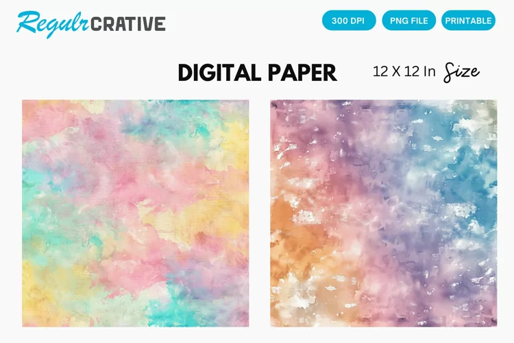 Pretty Pastels Seamless Digital Paper