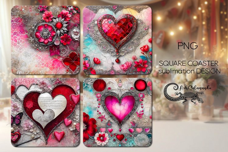 Pink Hearts Clipart Image 5
