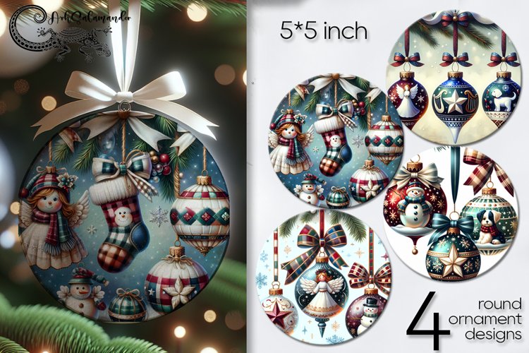 Christmas Ornament Clipart Image 14