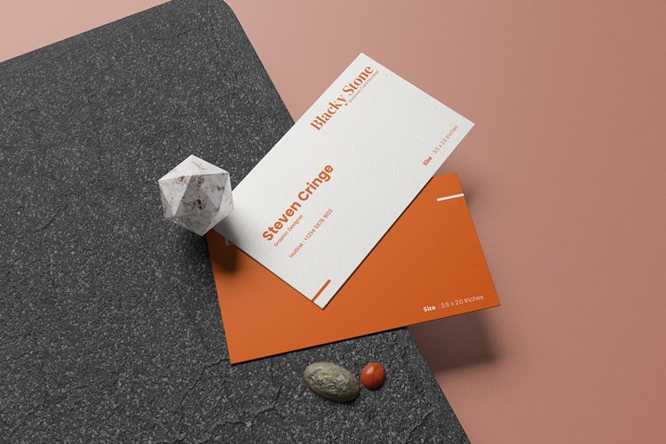 Awesome Business Card Mockup example image 1
