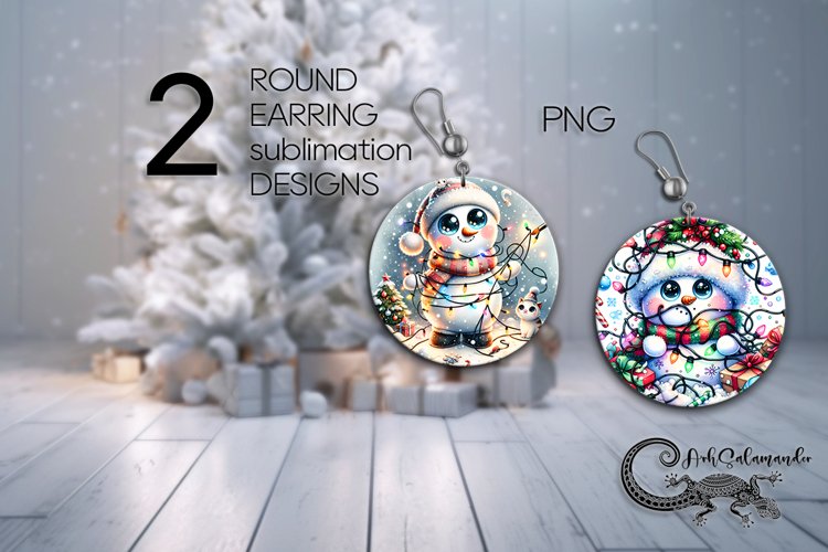 Sublimation Earring Designs Image 19