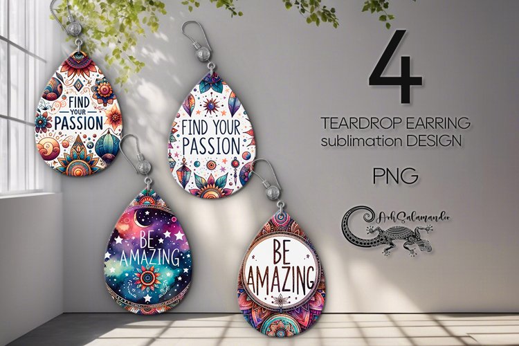 Sublimation Earring Designs Image 19