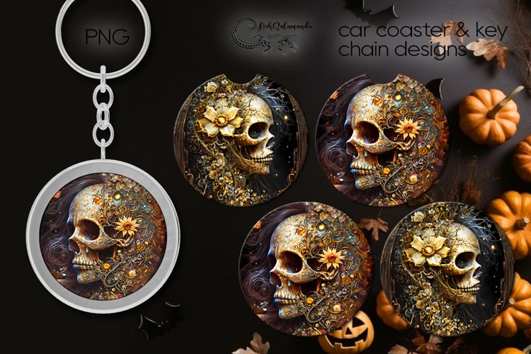 Sugar Skulls Clipart Image 6