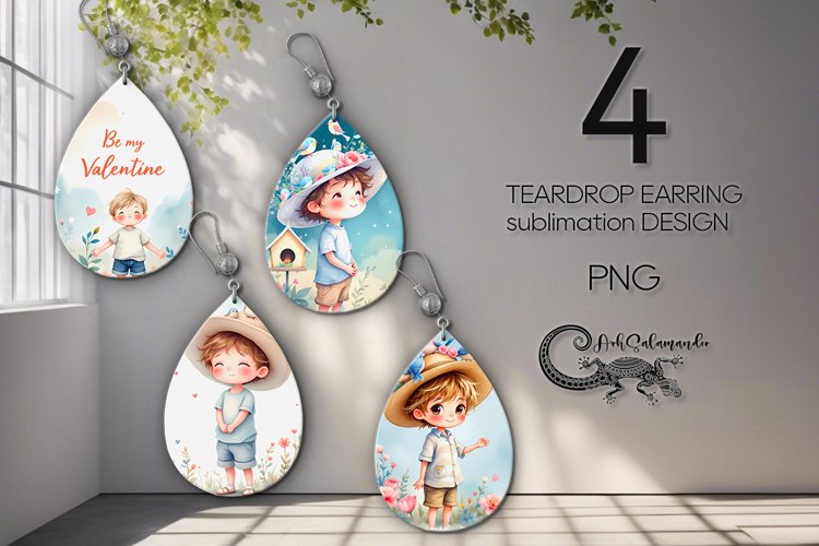 Be my valentine | sublimation teardrop earring design P2