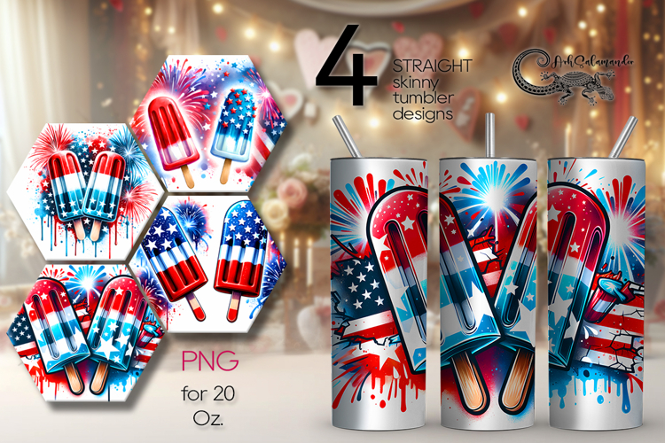 Patriotic USA | american flag Skinny Tumbler Designs PL2