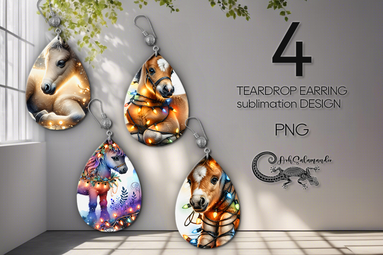 Christmas Earring SVG Image 5