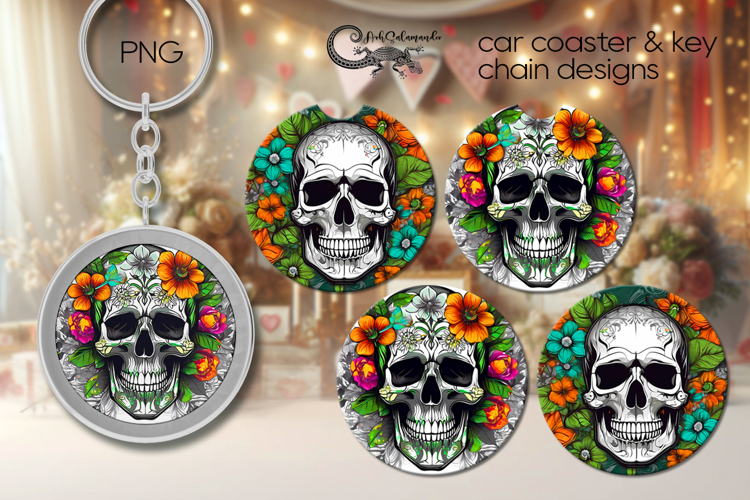 Sugar Skulls Clipart Image 21