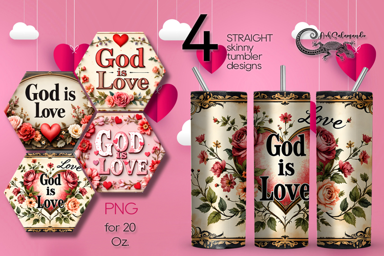 Motivating inscriptions | 4 Skinny tumbler sublimation P2