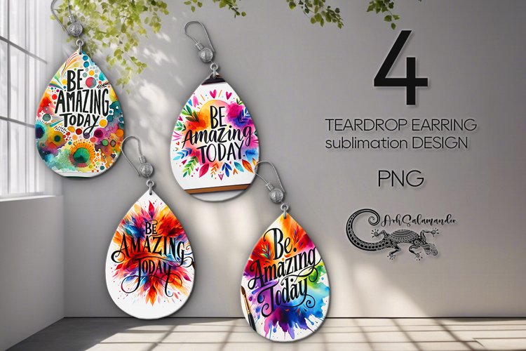 Sublimation Earring Designs Image 6