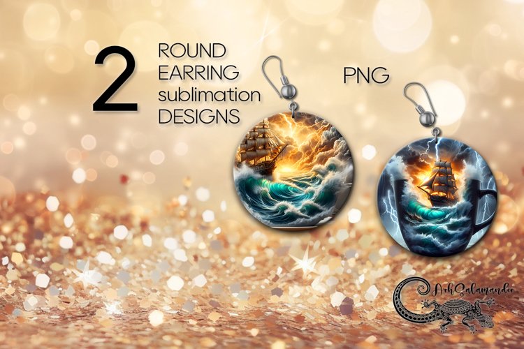 Sublimation Earring Designs Image 9