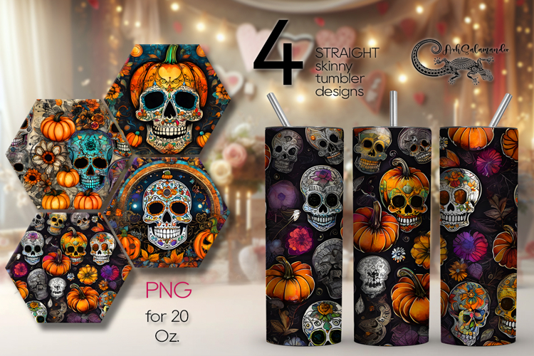 Halloween Sublimation Tumbler Designs