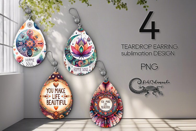Sublimation Earring Designs Image 4
