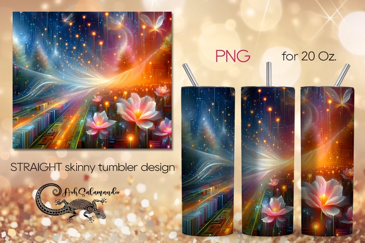 Abstract design | surrealism Straight Skinny Tumbler PLUS2