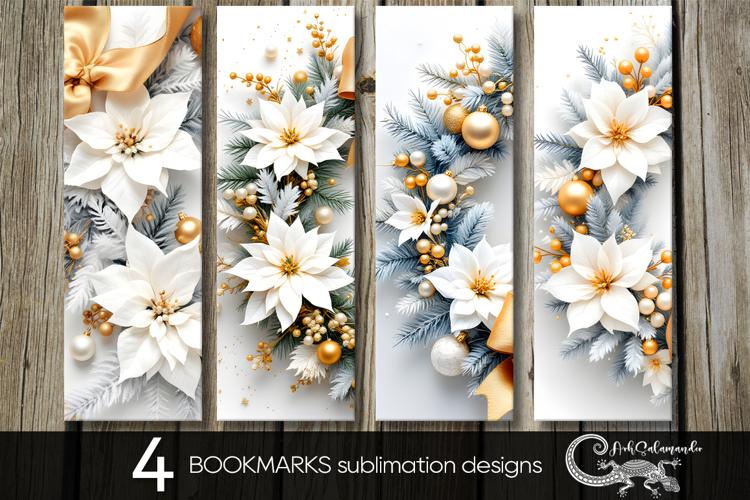 Christmas decor | Xmas bookmarks sublimation design P2