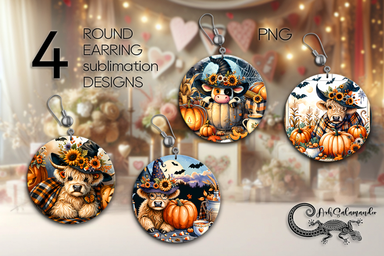 Halloween Earring SVG Image 4