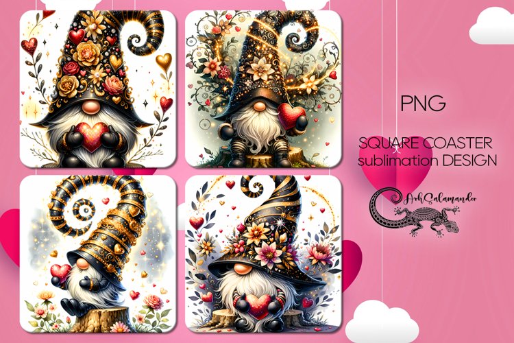 Valentine Gnome Clipart