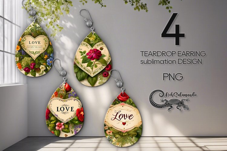 Earring Sublimation Designs Image 7