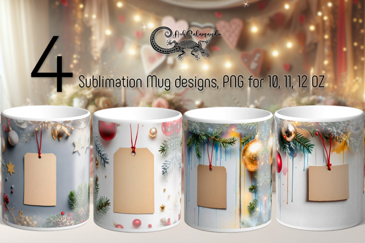 Christmas Mug Sublimation Designs Image 3