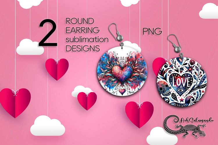 Sublimation Earring Designs Image 2