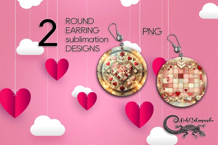 Earring Sublimation Designs Image 23