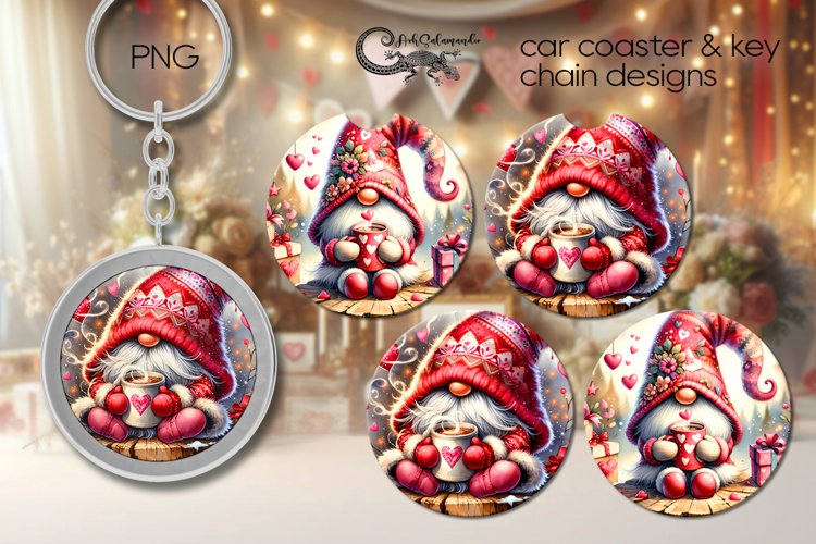 Valentine Gnome Clipart Image 3