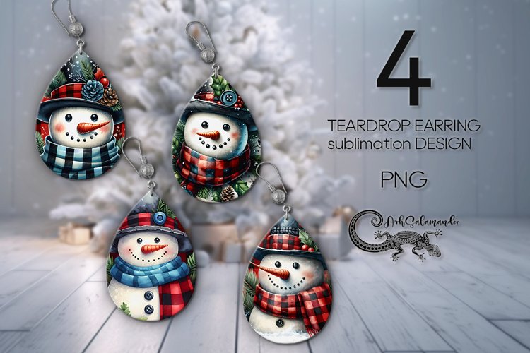 Christmas Snowman Clipart Image 2