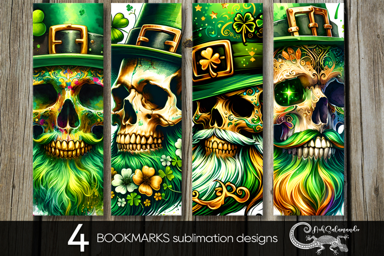 St. Patricks day animals | bookmarks sublimation designs P2