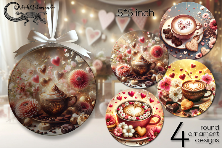 Christmas Ornament Sublimation Designs Image 24